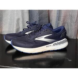 Brooks Beast GTS 24 Mens 11 Wide Shoes Blue Running Sneaker Gym 1104252E452